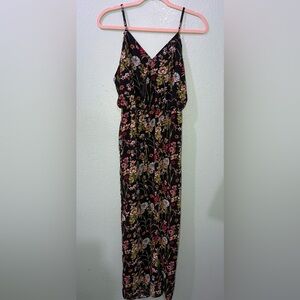 Mimi Chica Black Floral Maxi Dress